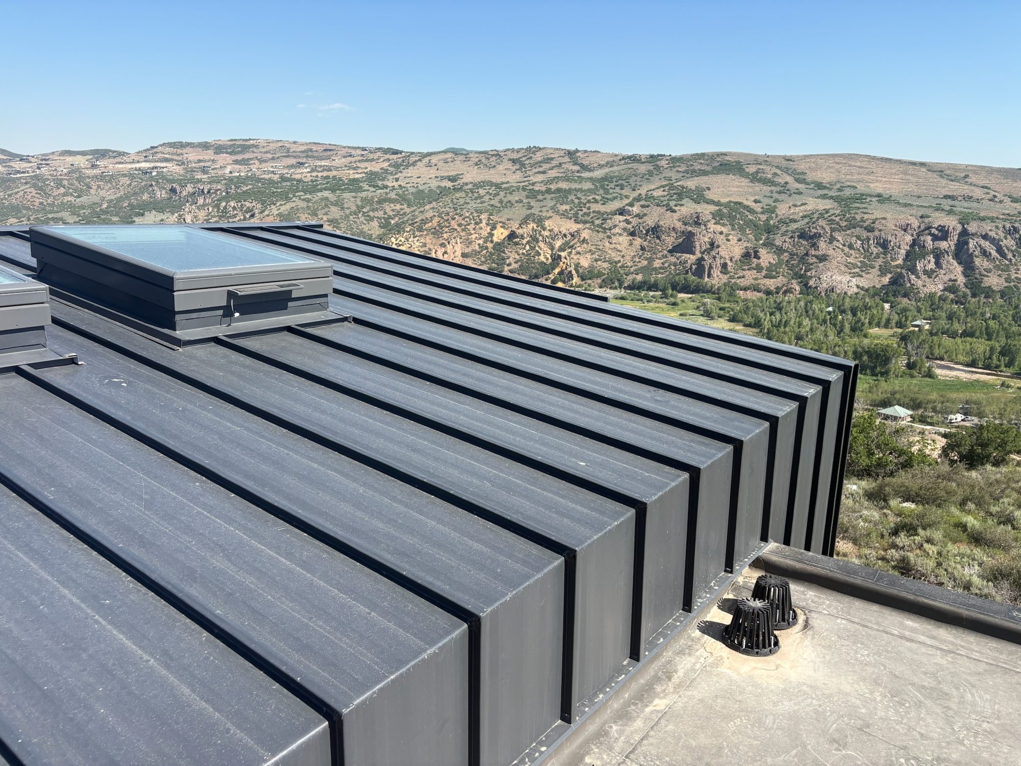 Standing seam metal, mountain home